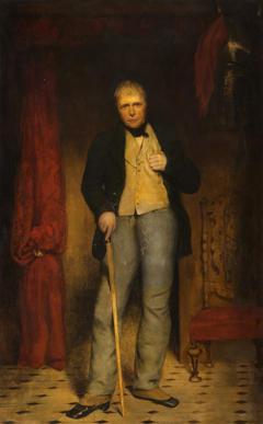 Sir Walter Scott, 1771 - 1832. Novelist and poet by James Hall