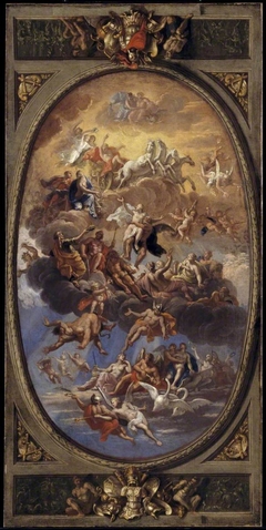 Sketch for a Ceiling Decoration: An Assembly of the Gods by Antonio Verrio