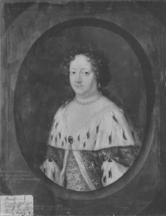 Sofia Amalia, 1628-1685, prinsessa av Braunschweig-Lüneburg (-Hannover) by David Klöcker Ehrenstrahl