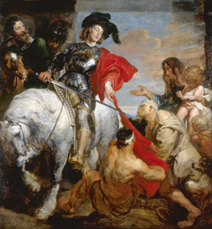 St Martin Dividing his Cloak by Anthony van Dyck