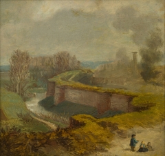 Stadswal bij Lindenkruis te Maastricht by Theodore Schaepkens