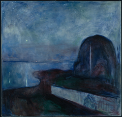 Starry Night by Edvard Munch