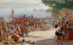 Study for "Departure of the Monção" by José Ferraz de Almeida Júnior