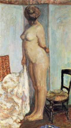 Tall nude by Pierre Bonnard