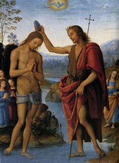 The Baptism of Christ by Pietro Perugino