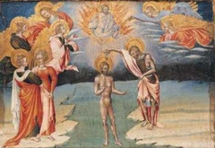 The Baptism of Christ: Predella Panel by Giovanni di Paolo