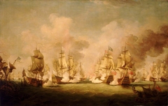 The Battle of Barfleur, 19 May 1692 by Richard Paton