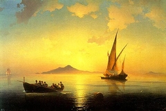 The Bay of Naples by Ivan Aivazovsky