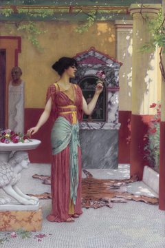 The Bouquet by John William Godward