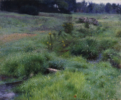 The Brook at Medfield by Dennis Miller Bunker