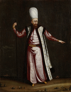 The Capoudgi Bachi, Grand-master of the Seraglio by Jean Baptiste Vanmour