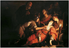 The death of Lucretia by Francesco Rustici