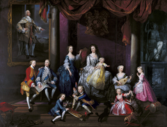 The Family of Frederick, Prince of Wales by George Knapton