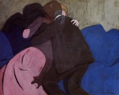 The Kiss by Félix Vallotton