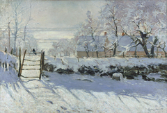 The Magpie by Claude Monet