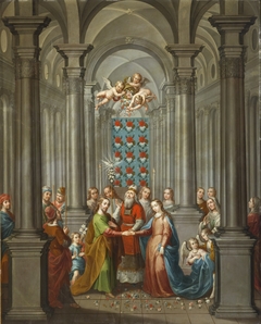 The Marriage of the Virgin (Desposorios de la Virgen) by Nicolás Enríquez