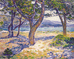 The Mediterranean at Le Lavandou by Théo van Rysselberghe