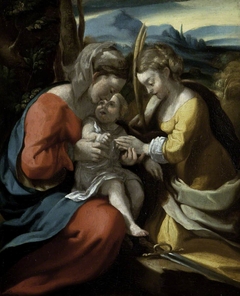 The Mystic Marriage of Saint Catherine by Anonymous