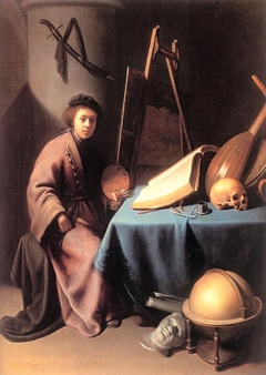 The Painter in his Studio by Gerrit Dou