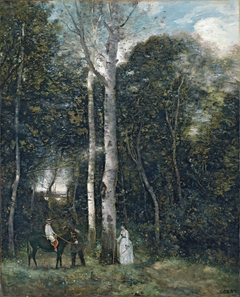 The Parc des Lions at Port-Marly by Jean-Baptiste-Camille Corot