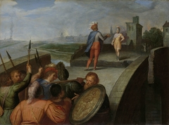 The Peace Negotiations between Julius Civilis and the Roman General Cerialis by Otto van Veen