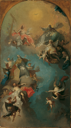 The Reception of St. Augustine in the Sky by Franz Anton Maulbertsch