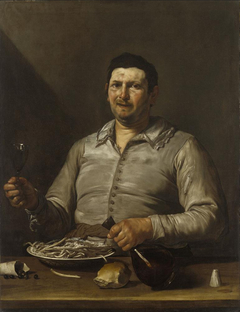 The sense of taste by Jusepe de Ribera