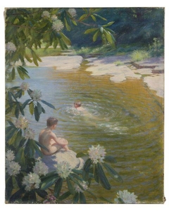 The Swimming Hole by Charles Courtney Curran