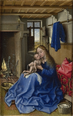 The Virgin and Child in an Interior by Robert Campin