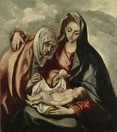 The Virgin and Child with Saint Anne by El Greco