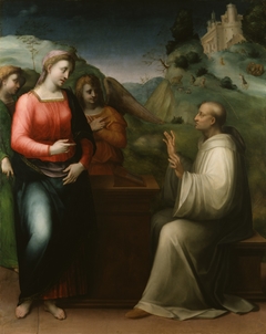 The Vision of Saint Bernard by Domenico Puligo