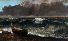 The Wave by Gustave Courbet