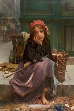 The Young Rag Seller by Guillaume Charles Brun