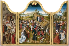 Triptych with the miracles of Christ by Anonymous