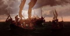 Une messe en mer en 1793 by Louis Duveau