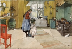 The Kitchen. by Carl Larsson