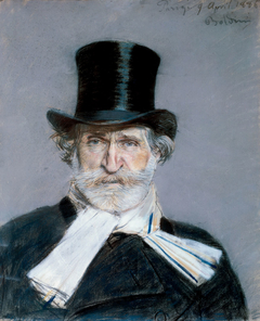 Portrait of Giuseppe Verdi by Giovanni Boldini