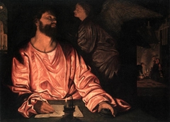 Saint Matthew and the Angel by Girolamo Savoldo