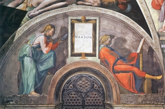 Naason, Lünette by Michelangelo