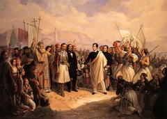 Lord Byron at Missolonghi by Theodoros Vryzakis