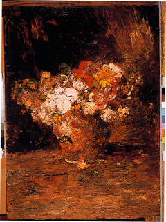 Vase of Flowers by Adolphe Joseph Thomas Monticelli