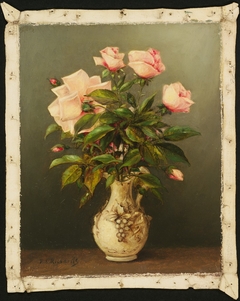 Vase of Roses by Thomas Addison Richards