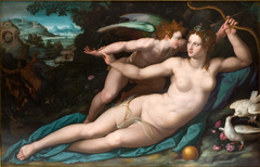 Venus and Cupid by Alessandro Allori