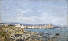 View of Antibes by Eugène Louis Boudin