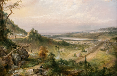 View of Hamilton and Lake Ontario from Dundas by Robert R Whale