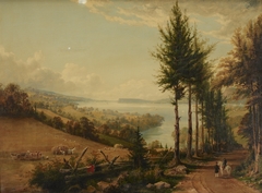 View of the Hudson from Horton's Road near Croton by Robert Havell