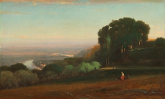 View of the Tiber near Perugia by George Inness