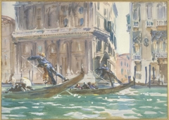 View of Venice (on the canal) by John Singer Sargent