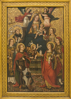 Virgin and Child, Saints and Angels by Vicente Masip