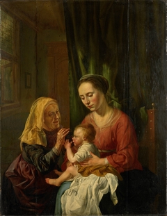 Virgin and Child with St Anne by Dirk van Hoogstraten